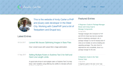 Desktop Screenshot of andy-carter.com